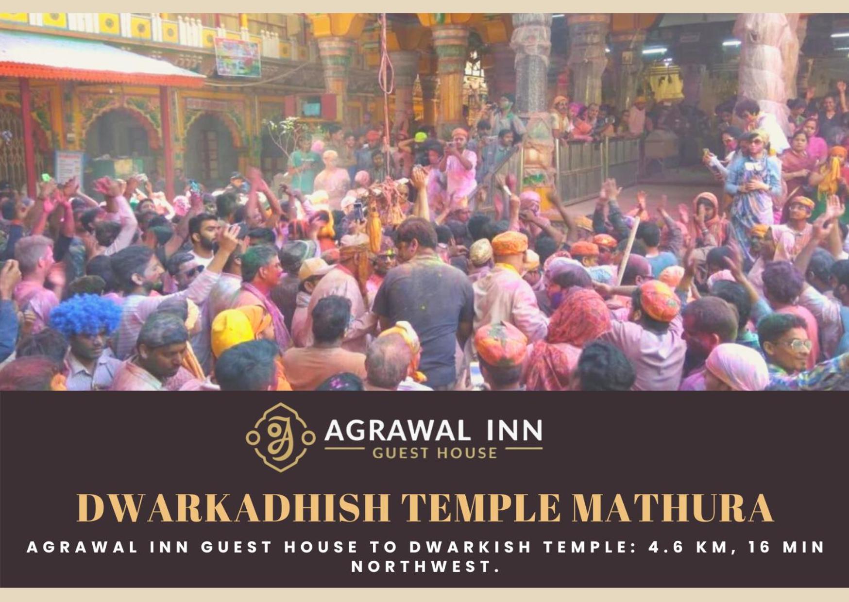Agrawal Inn Guest House Mathura Bagian luar foto