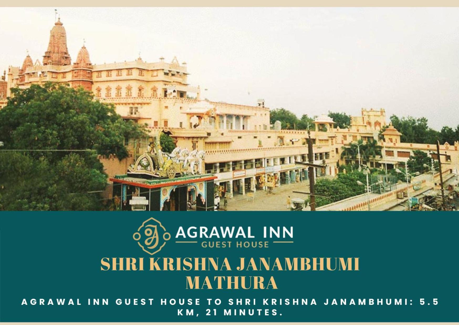 Agrawal Inn Guest House Mathura Bagian luar foto