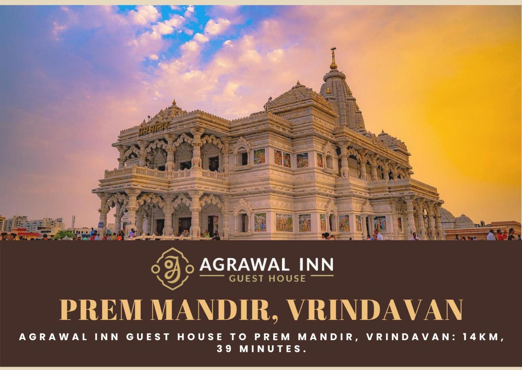 Agrawal Inn Guest House Mathura Bagian luar foto